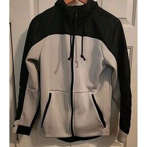 Under Armour Women's Small Windbreaker Black The Swacket Hooded Jacket
